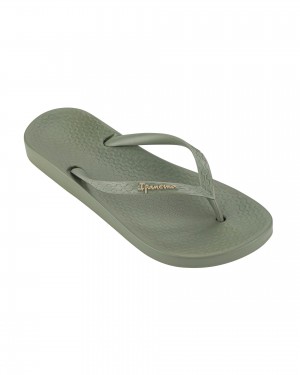 Ipanema Ana Colors Női Strandpapucs Sötétzöld Zöld | 1649ZRYUB