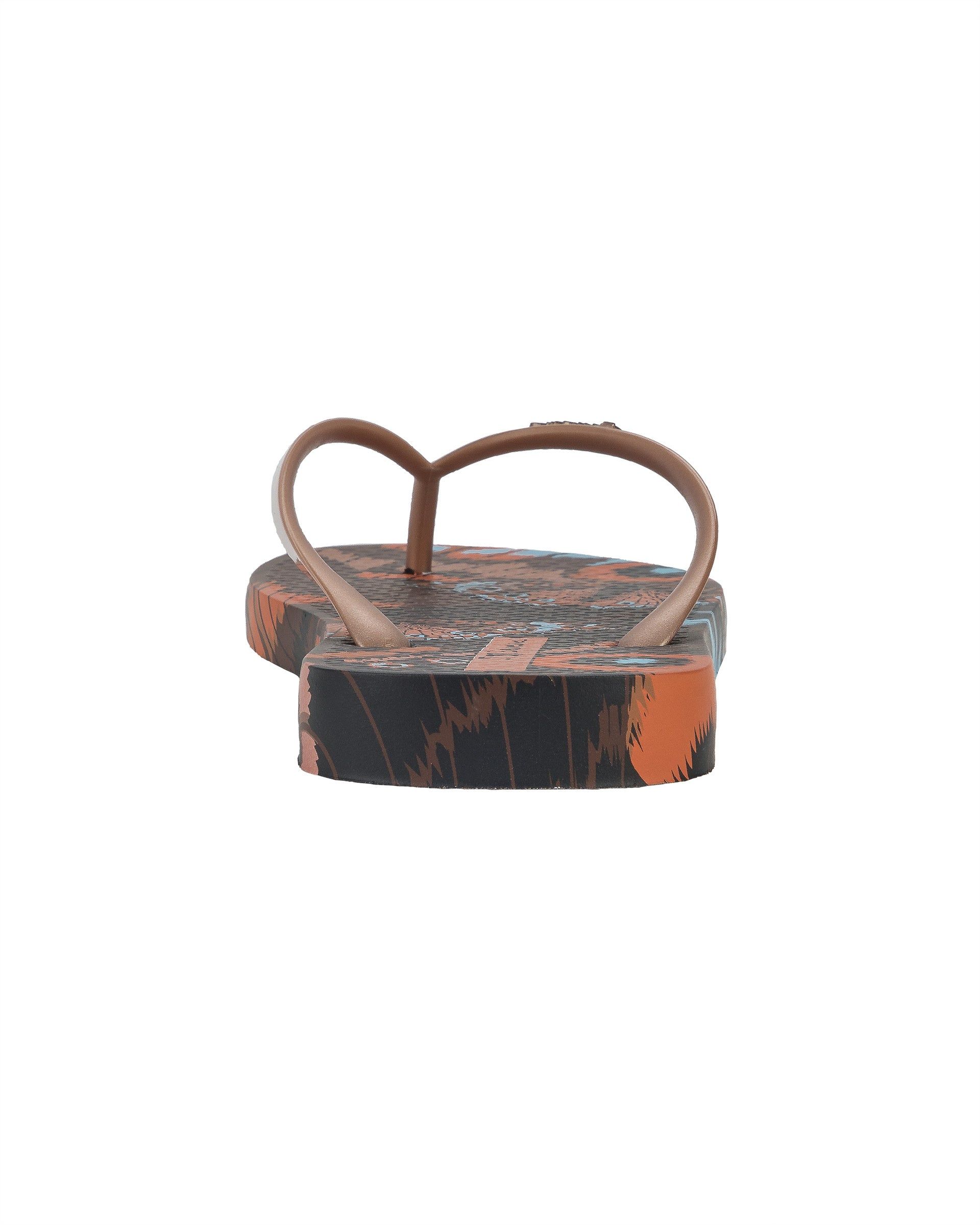 Ipanema Animal Print Női Strandpapucs Barna Metal Rózsaszín | 8043UOLFK