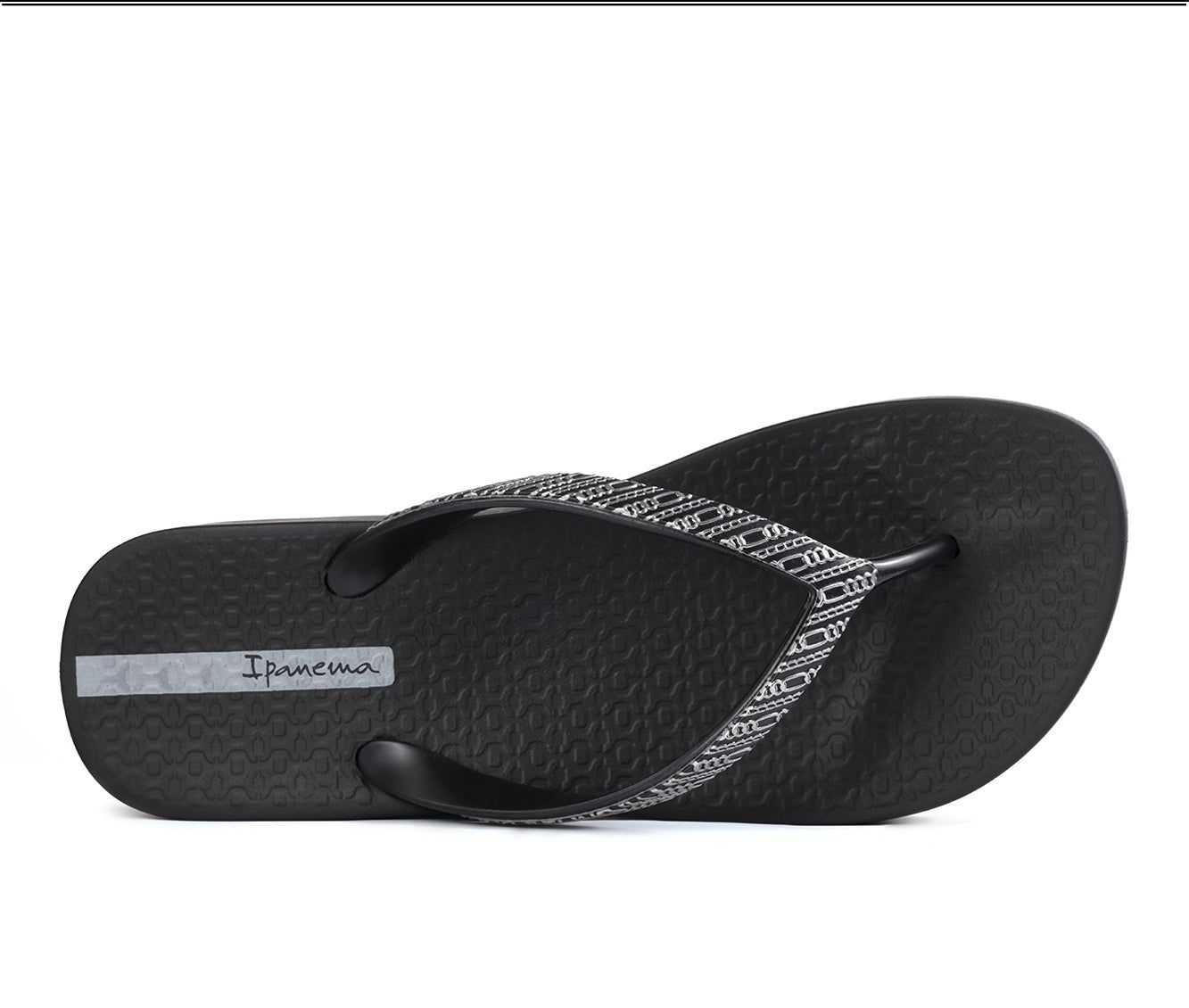 Ipanema Mesh Női Strandpapucs Fekete Szürke | 4138ADSKB
