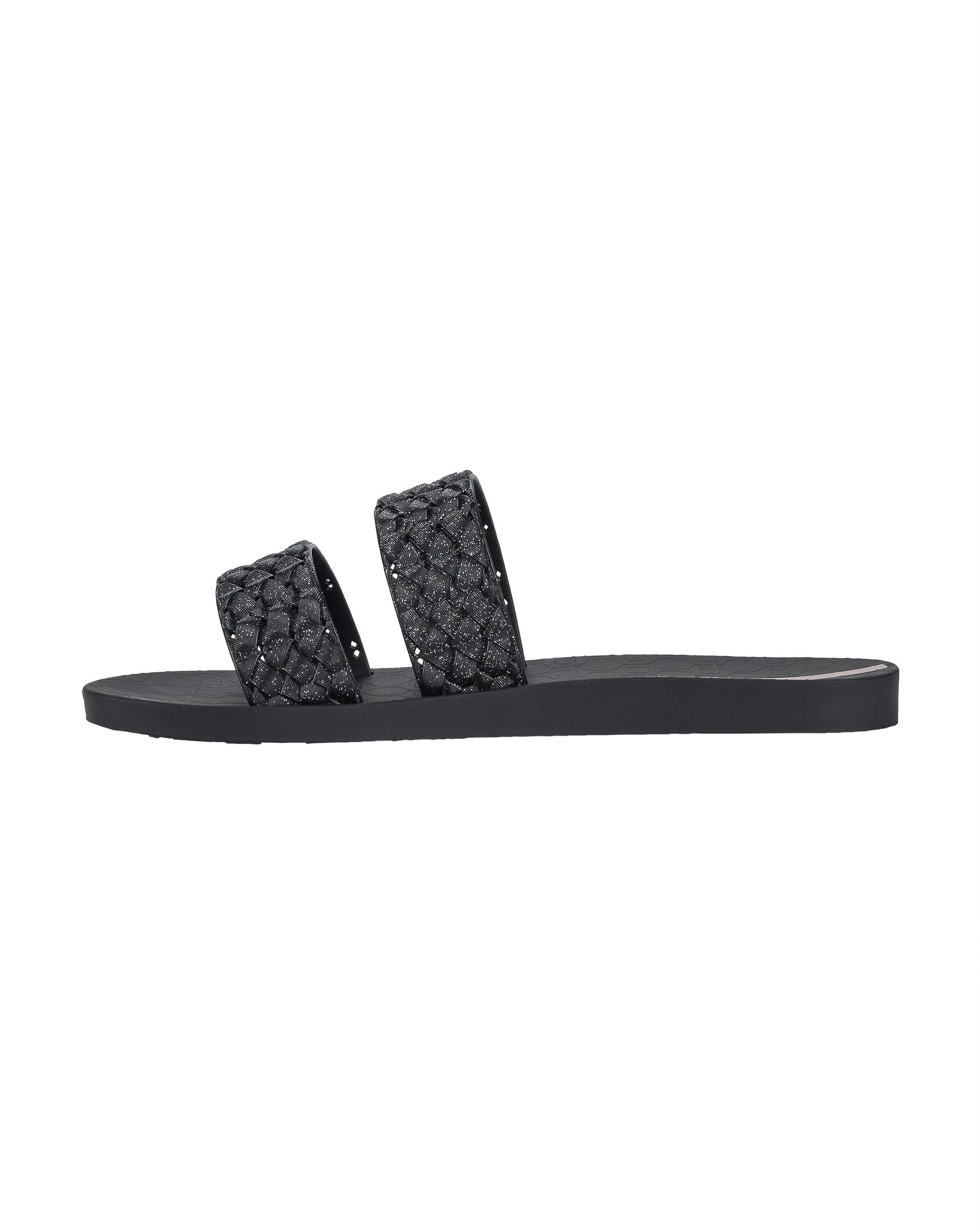 Ipanema Renda Női Papucs Fekete Fekete | 3174OGXFJ