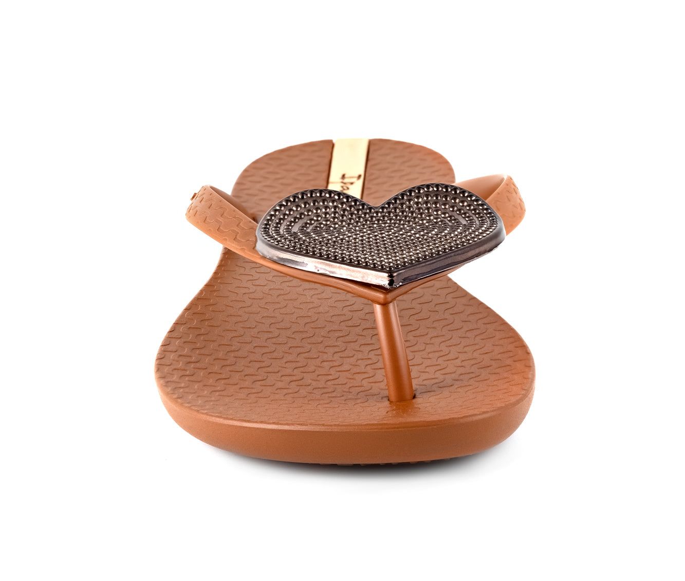 Ipanema Wave Heart Női Strandpapucs Barna Barna | 3258JQXYC